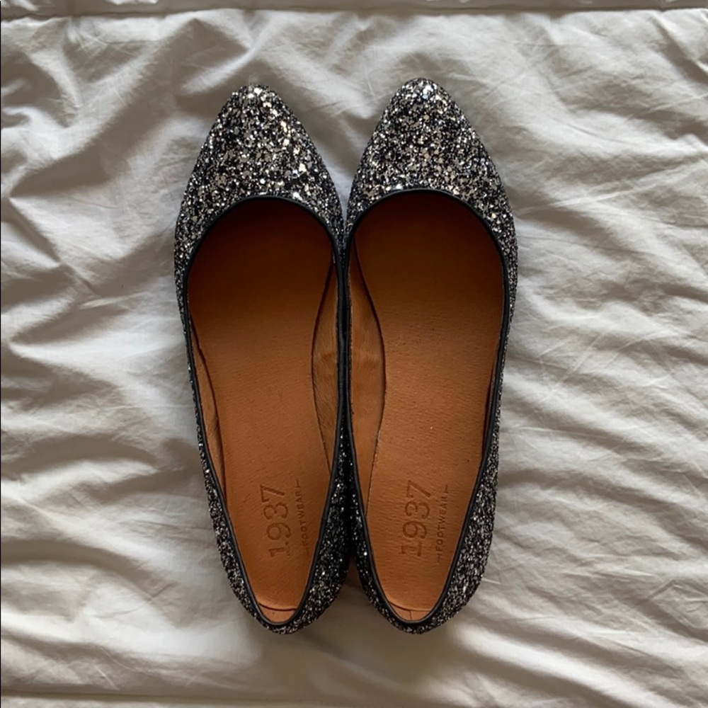 Madewell glitter flats